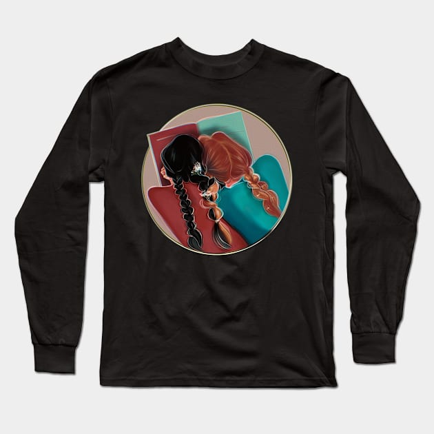 Best Sisters Ever! Long Sleeve T-Shirt by xsaxsandra